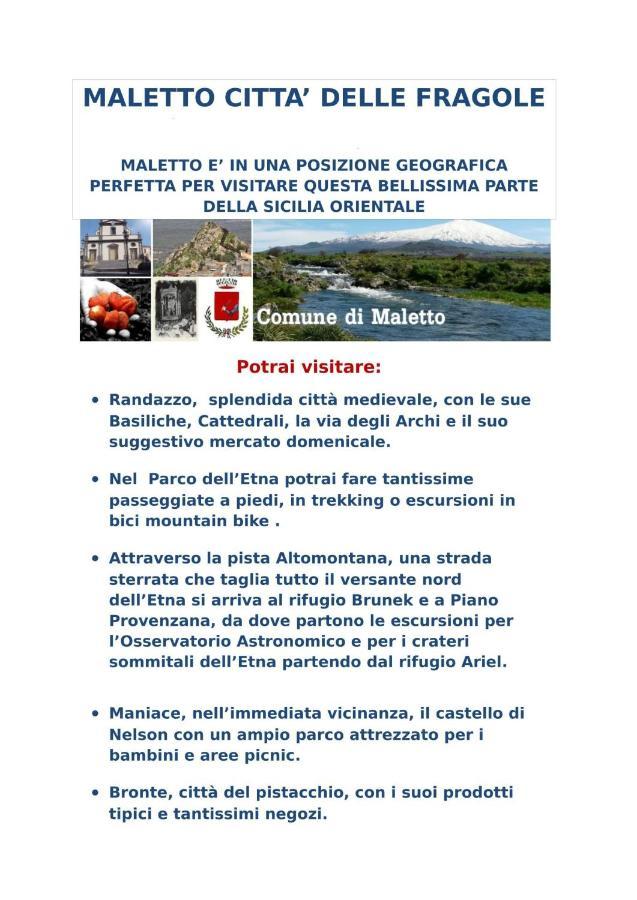 Appartamento Turistico Maletto ภายนอก รูปภาพ